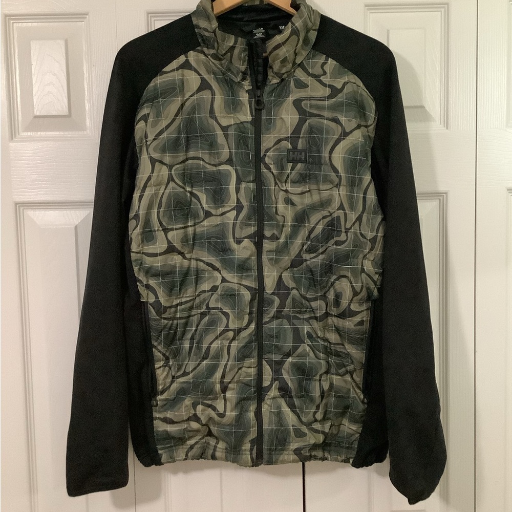 Helly Hansen Men's Green Camouflage Windbreaker